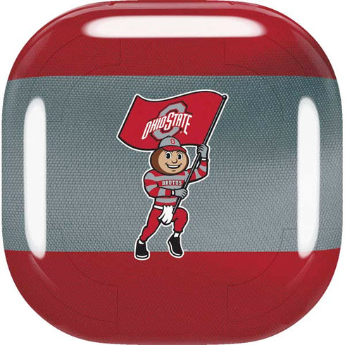 Ohio State University OSU Buckeyes Flag Galaxy Buds Live Skin