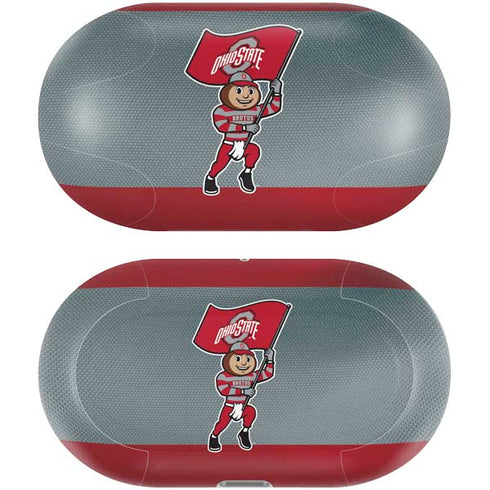 Ohio State University OSU Buckeyes Flag Galaxy Buds Plus Skin