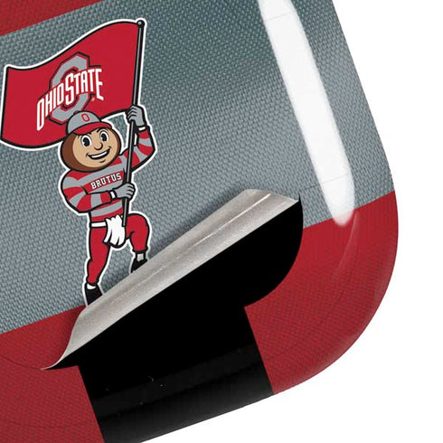 Ohio State University OSU Buckeyes Flag Galaxy Buds Pro Skin