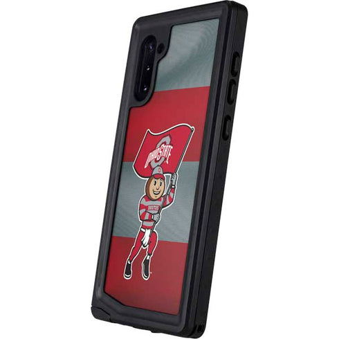 Ohio State University OSU Buckeyes Flag Galaxy Note 10 Waterproof Case