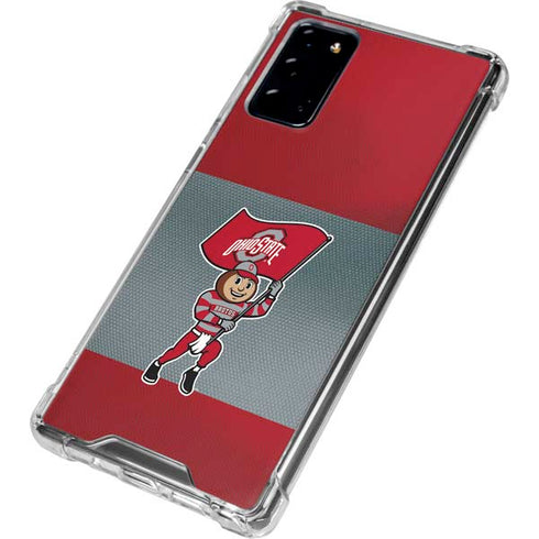Ohio State University OSU Buckeyes Flag Galaxy Note20 5G Clear Case
