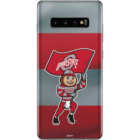 Ohio State University OSU Buckeyes Flag Galaxy S10 Plus Skin