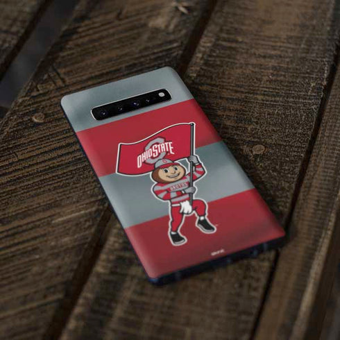 Ohio State University OSU Buckeyes Flag Galaxy S10 Plus Skin