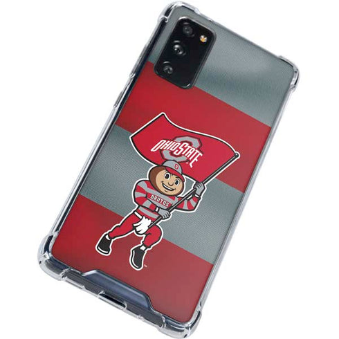 Ohio State University OSU Buckeyes Flag Galaxy S20 FE Clear Case