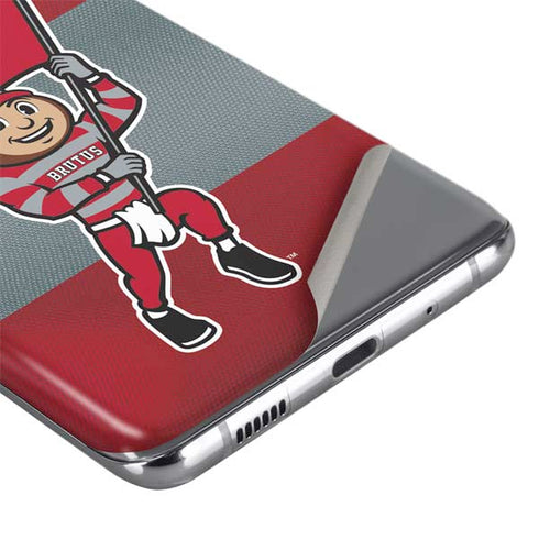 Ohio State University OSU Buckeyes Flag Galaxy S20 Skin