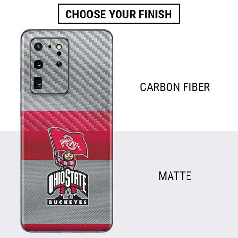 Ohio State University OSU Buckeyes Flag Galaxy S20 Ultra 5G Skin
