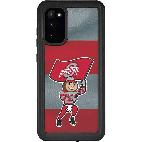 Ohio State University OSU Buckeyes Flag Galaxy S20 Waterproof Case
