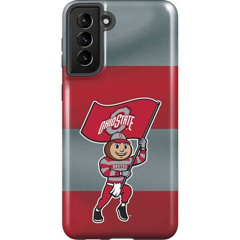 Ohio State University OSU Buckeyes Flag Galaxy S21 Plus 5G Pro Case