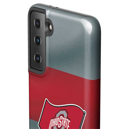 Ohio State University OSU Buckeyes Flag Galaxy S21 Plus 5G Pro Case
