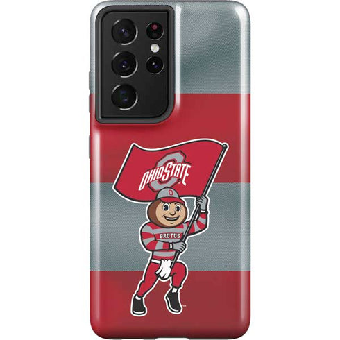 Ohio State University OSU Buckeyes Flag Galaxy S21 Ultra 5G Pro Case