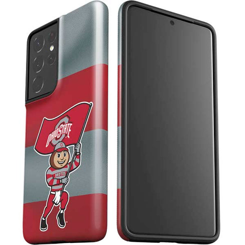 Ohio State University OSU Buckeyes Flag Galaxy S21 Ultra 5G Pro Case