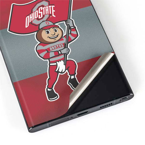 Ohio State University OSU Buckeyes Flag Galaxy S22 Ultra Skin