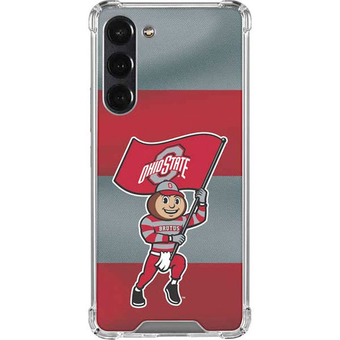 Ohio State University OSU Buckeyes Flag Galaxy S23 Plus Clear Case