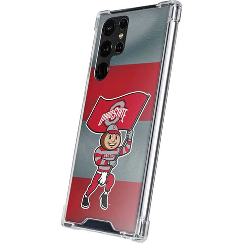 Ohio State University OSU Buckeyes Flag Galaxy S23 Ultra Clear Case