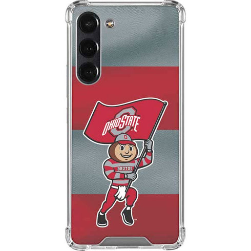 Ohio State University OSU Buckeyes Flag Galaxy S24 FE Clear Case