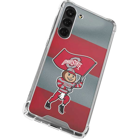 Ohio State University OSU Buckeyes Flag Galaxy S24 FE Clear Case