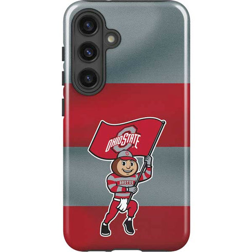 Ohio State University OSU Buckeyes Flag Galaxy S25 Plus Impact Case