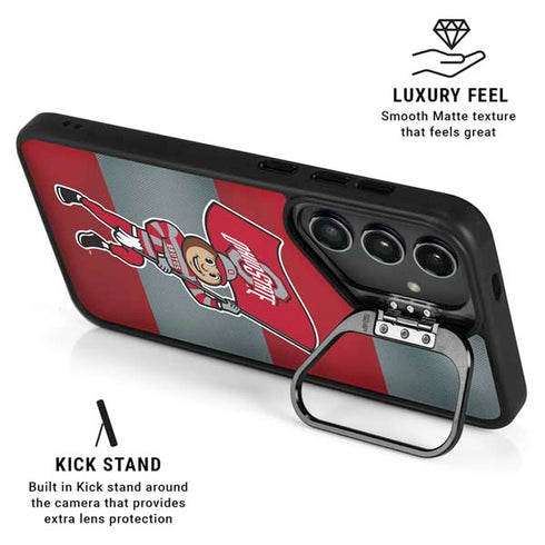 Ohio State University OSU Buckeyes Flag Galaxy S25 Ultra Kickstand Case