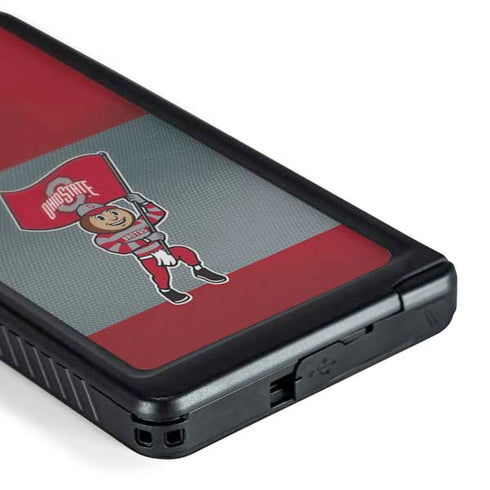 Ohio State University OSU Buckeyes Flag Galaxy S24 Ultra Waterproof Case