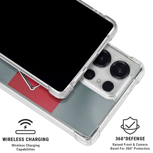 Ohio State University OSU Buckeyes Flag Galaxy S25 Ultra Clear Case