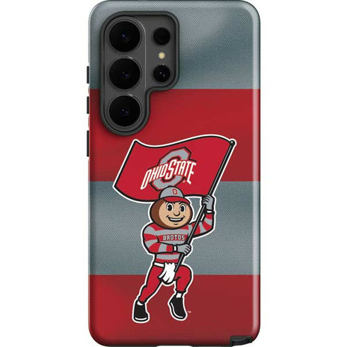 Ohio State University OSU Buckeyes Flag Galaxy S26 Ultra Impact Case