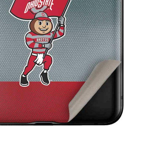 Ohio State University OSU Buckeyes Flag Galaxy Z Flip Skin