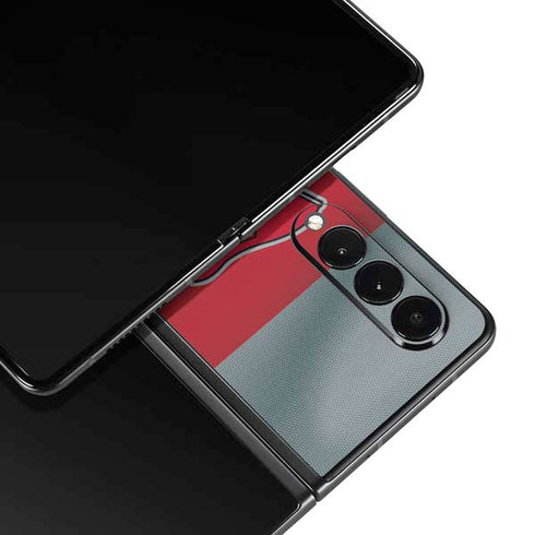 Ohio State University OSU Buckeyes Flag Galaxy Z Fold4 5G Skin