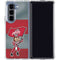 Ohio State University OSU Buckeyes Flag Galaxy Z Fold5 5G Clear Case