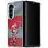 Ohio State University OSU Buckeyes Flag Galaxy Z Fold5 5G Clear Case