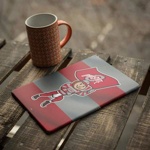 Ohio State University OSU Buckeyes Flag iPad Skins