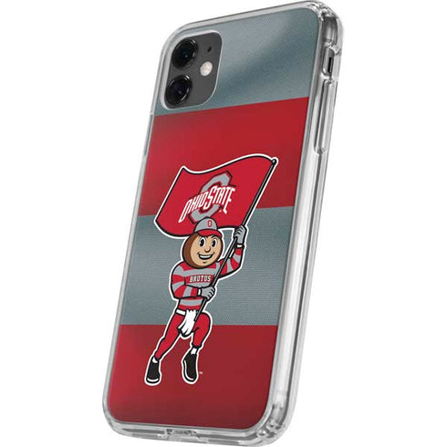 Ohio State University OSU Buckeyes Flag iPhone 11 Clear Case