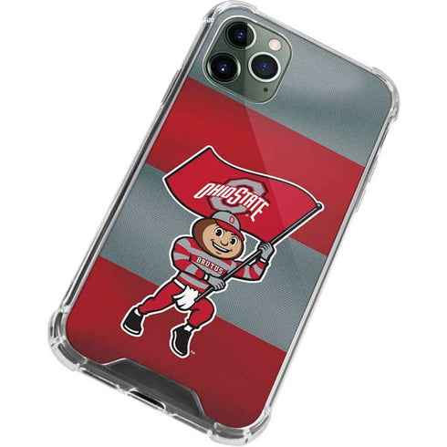 Ohio State University OSU Buckeyes Flag iPhone 11 Pro Max Clear Case