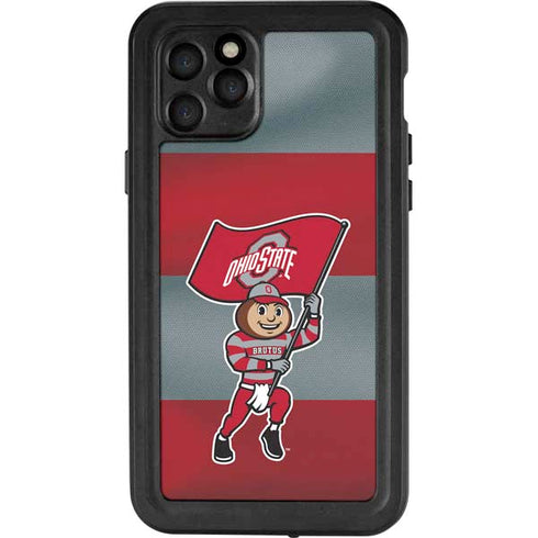 Ohio State University OSU Buckeyes Flag iPhone 11 Pro Waterproof Case