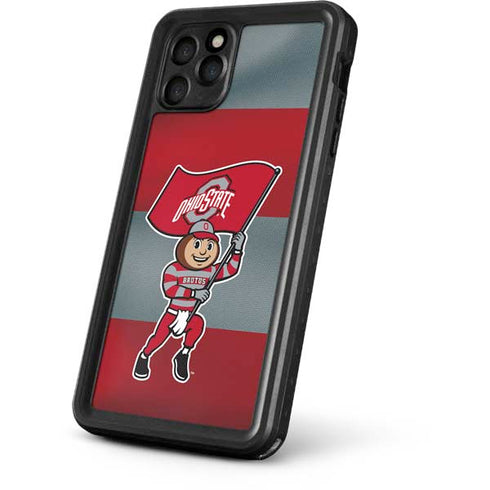 Ohio State University OSU Buckeyes Flag iPhone 11 Pro Waterproof Case