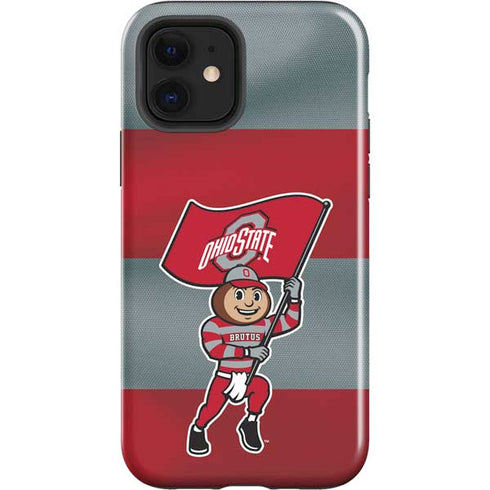 Ohio State University OSU Buckeyes Flag iPhone 12 Impact Case