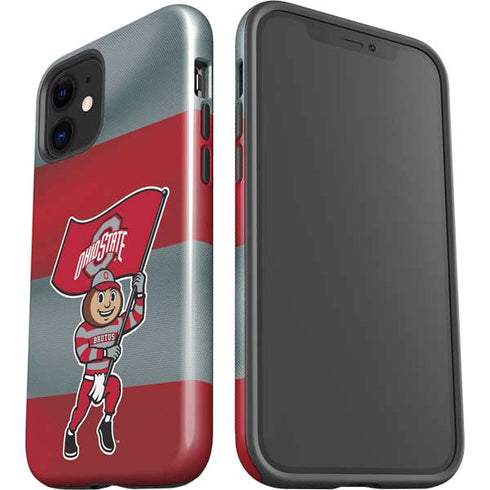 Ohio State University OSU Buckeyes Flag iPhone 12 Impact Case