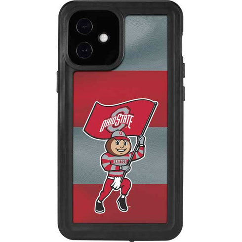 Ohio State University OSU Buckeyes Flag iPhone 12 Mini Waterproof Case