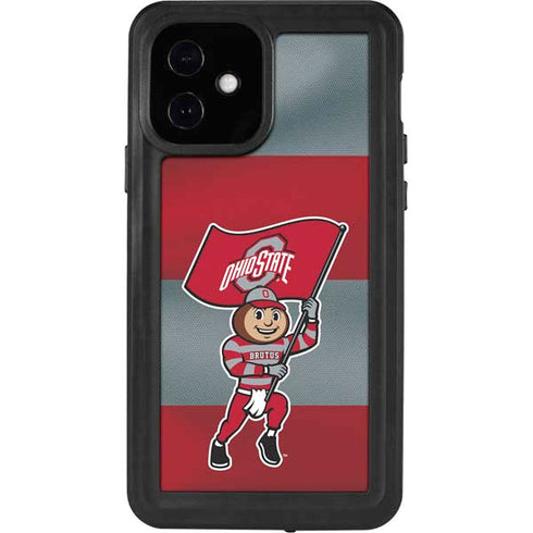 Ohio State University OSU Buckeyes Flag iPhone 12 Waterproof Case