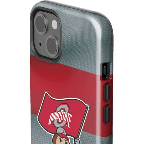 Ohio State University OSU Buckeyes Flag iPhone 13 Impact Case