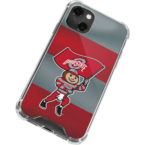 Ohio State University OSU Buckeyes Flag iPhone 13 Mini Clear Case
