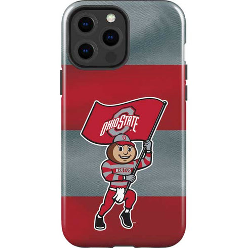 Ohio State University OSU Buckeyes Flag iPhone 13 Pro Max Impact Case