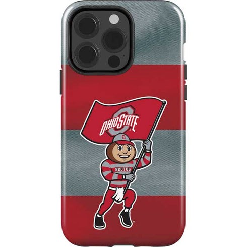 Ohio State University OSU Buckeyes Flag iPhone 14 Pro Impact Case