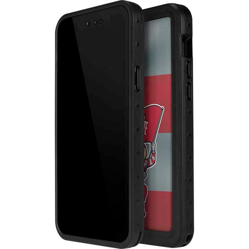 Ohio State University OSU Buckeyes Flag iPhone 14 Pro Waterproof Case