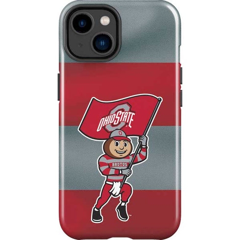 Ohio State University OSU Buckeyes Flag iPhone 15 Impact Case