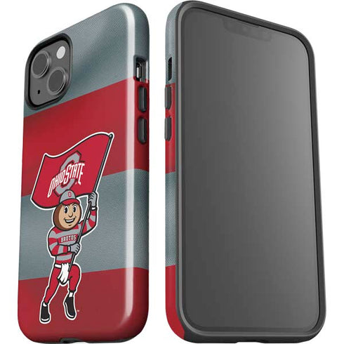 Ohio State University OSU Buckeyes Flag iPhone 15 Plus Impact Case