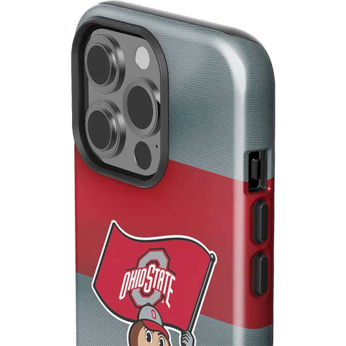 Ohio State University OSU Buckeyes Flag iPhone 15 Pro Impact Case