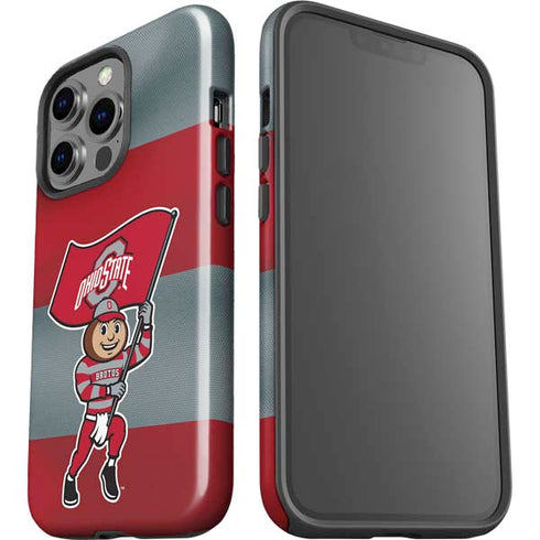 Ohio State University OSU Buckeyes Flag iPhone 15 Pro Impact Case