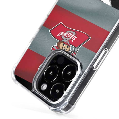 Ohio State University OSU Buckeyes Flag iPhone 15 Pro MagSafe Case
