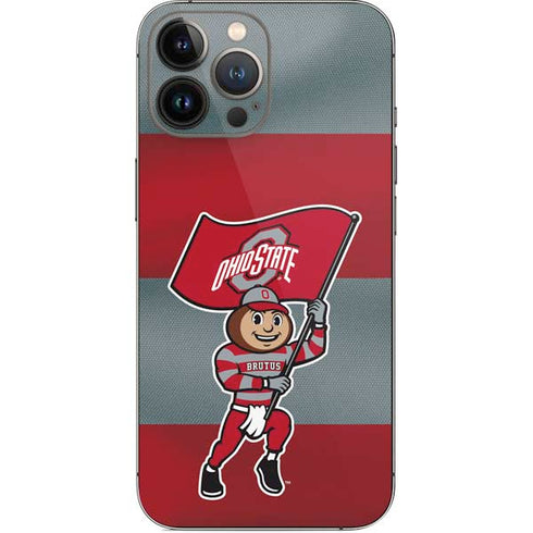 Ohio State University OSU Buckeyes Flag iPhone 15 Pro Max Skin