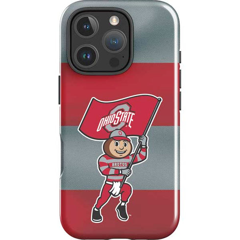 Ohio State University OSU Buckeyes Flag iPhone 16 Pro Impact Case
